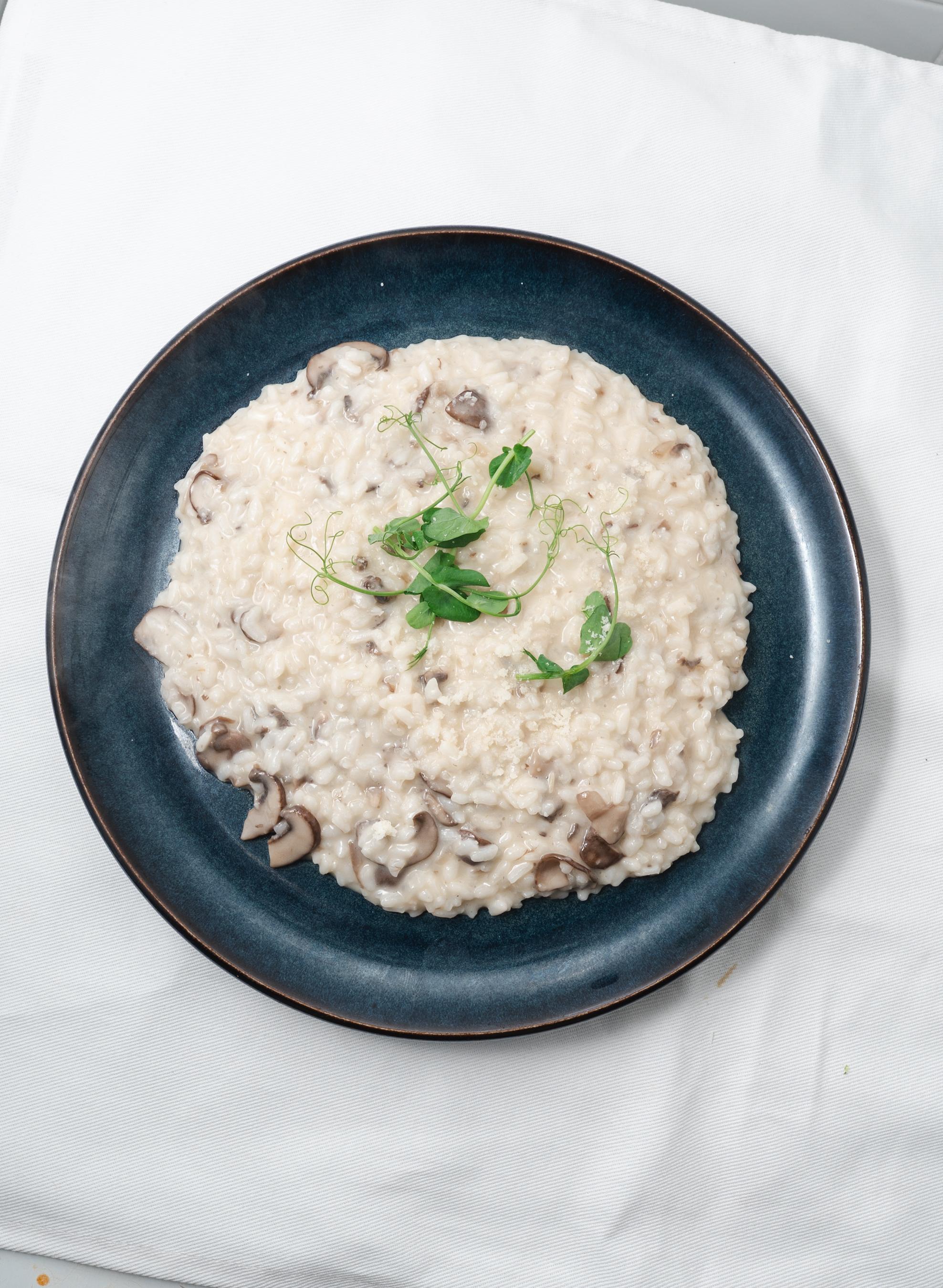 Italian main dish with marinated rice